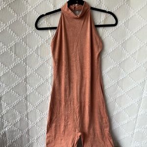 High Neck Bodycon Jumpsuit